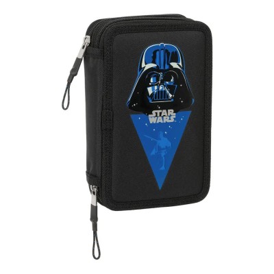 канцеларски,принадлежности,safta,double,filled,star,wars,rebellion,pencil,case,29,pieces,black,(multicolor)