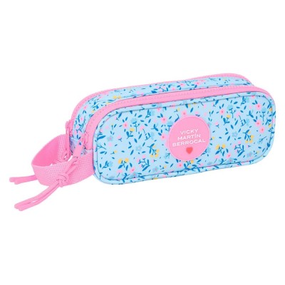 канцеларски,принадлежности,safta,double,vmb,paraíso,pencil,case,pink,(multicolor)