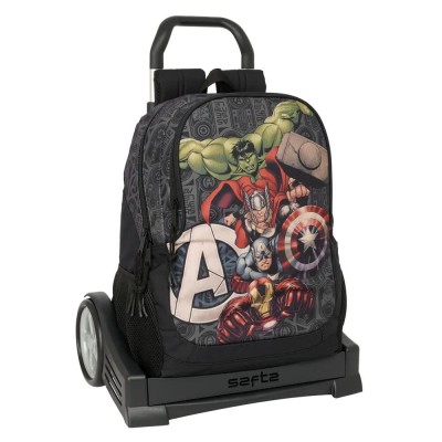 раница,раници,safta,evolution,trolley,avengers,vendetta,wheeled,backpack,multicolor,(grey)