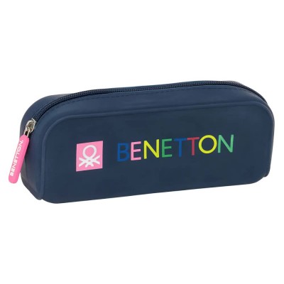 канцеларски,принадлежности,safta,silicone,square,benetton,damero,pencil,case,blue,(multicolor)