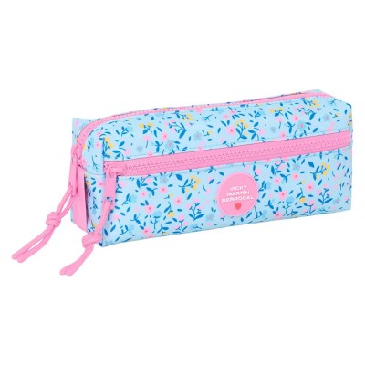 канцеларски,принадлежности,safta,small,triple,vmb,paraíso,pencil,case,blue,(multicolor)
