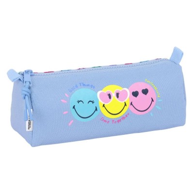 канцеларски,принадлежности,safta,smiley,world,joyful,pencil,case,multicolor,(blue)