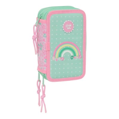 канцеларски,принадлежности,safta,triple,filled,glowlab,amazing,pencil,case,37,pieces,green,(multicolor)