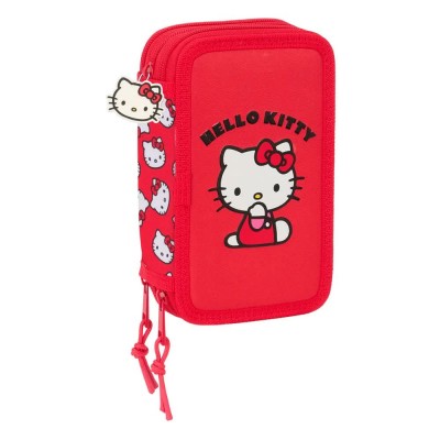 канцеларски,принадлежности,safta,triple,filled,hello,kitty,iconic,pencil,case,37,pieces,red,(multicolor)