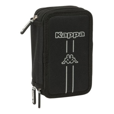 канцеларски,принадлежности,safta,triple,filled,kappa,dark,pencil,case,37,pieces,black,(multicolor)