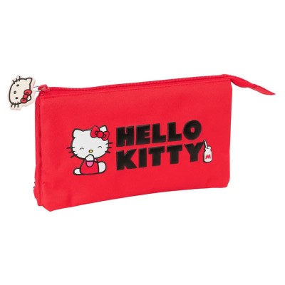 канцеларски,принадлежности,safta,triple,hello,kitty,iconic,pencil,case,multicolor,(red)
