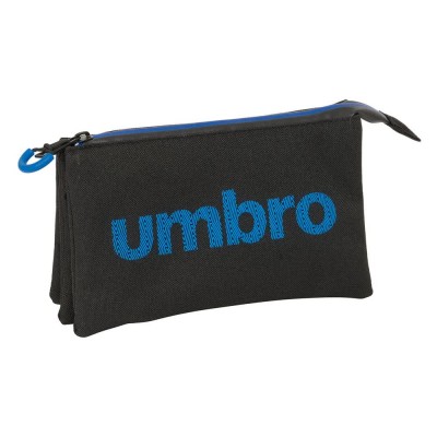канцеларски,принадлежности,safta,triple,umbro,jet,black,pencil,case,multicolor