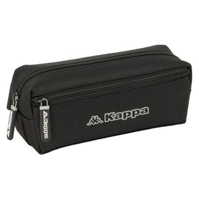 канцеларски,принадлежности,safta,triple,with,20,cm,elastic,band,kappa,dark,pencil,case,black,(multicolor)