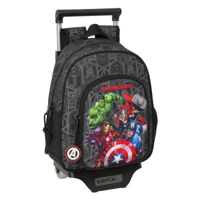 раница,раници,safta,trolley,avengers,vendetta,wheeled,backpack,grey,(multicolor)