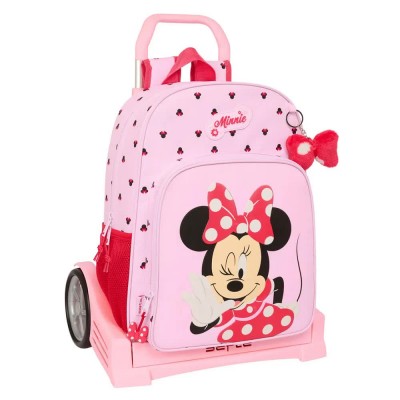 раница,раници,safta,trolley,minnie,mouse,naive,wheeled,backpack,multicolor,(pink)