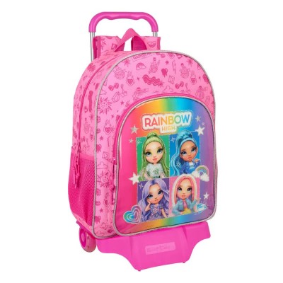 раница,раници,safta,trolley,rainbow,high,shine,wheeled,backpack,multicolor,(pink)