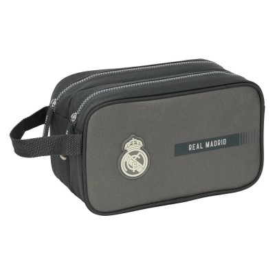 канцеларски,принадлежности,safta,two,zippers,real,madrid,3ª,equipacion,24,25,pencil,case,black,(multicolor)
