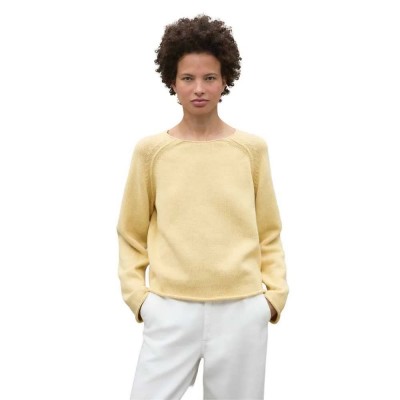 блуза,дамски,пуловери,дамски,плетени,дрехи,ecoalf,alamo,sweater,yellow