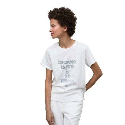 тениска,дамски,тениски,ecoalf,galende,short,sleeve,t,shirt,white