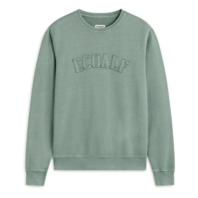блуза,мъжки,пуловери,ecoalf,koloa,sweatshirt,washed,green,(green)