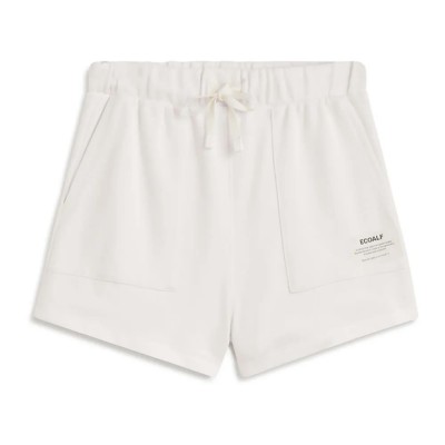 къси,панталони,дамски,панталони,ecoalf,ness,shorts,off,white,(white)