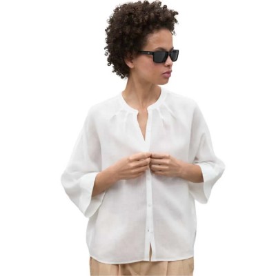 дамски,блузи,дамски,ризи,ecoalf,tamara,shirt,white