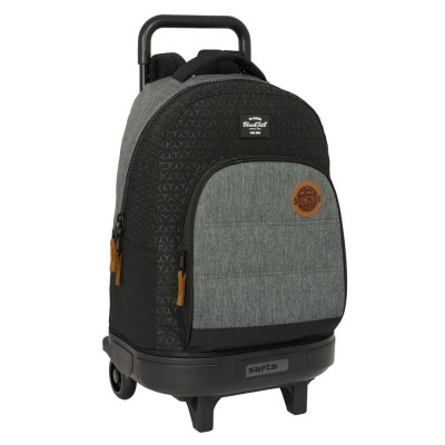 раница,раници,safta,blackfit8,wheeled,backpack,old,school,4,(black)