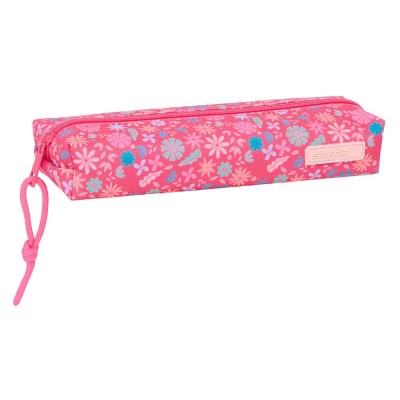 канцеларски,принадлежности,safta,rectangular,with,elastic,rubber,feeling,pencil,case,22,cm,multicolor,(pink)