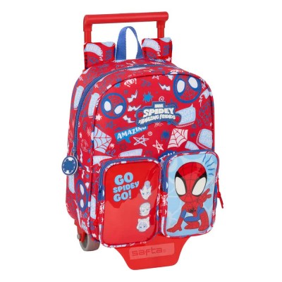 раница,раници,safta,spidey,rescue,wheeled,backpack,multicolor,(red)