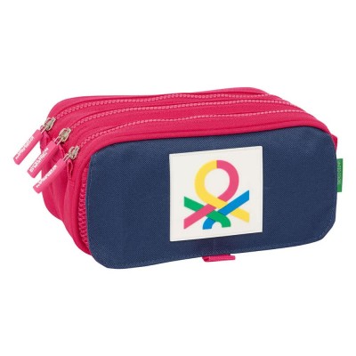 канцеларски,принадлежности,safta,triple,big,benetton,pencil,case,red,blue,(cherry)