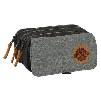 канцеларски,принадлежности,safta,triple,big,recycled,blackfit8,pencil,case,grey,(old,school)