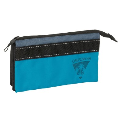 канцеларски,принадлежности,safta,triple,recycled,blackfit8,pencil,case,blue,(california)