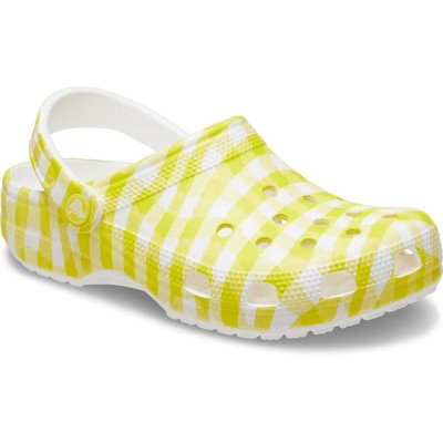 мъжки,сандали,мъжки,джапанки,и,чехли,crocs,classic,gingham,clogs,daylily,(yellow)