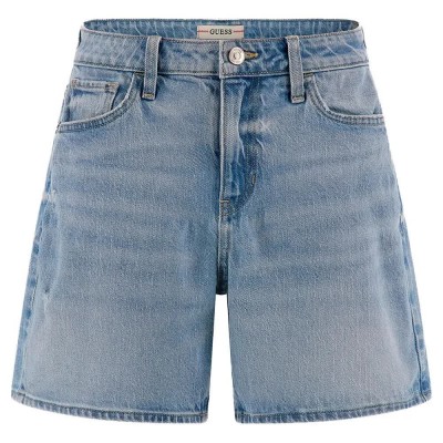 къси,панталони,дамски,панталони,guess,super,relaxed,denim,shorts,rosens,(blue)