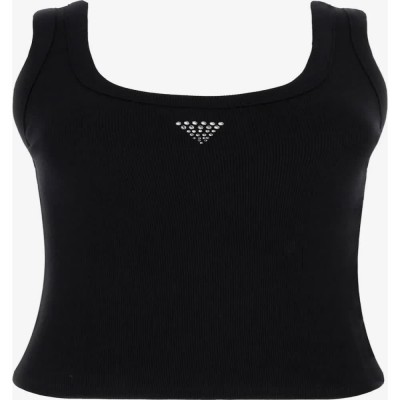 тениска,дамски,тениски,guess,triangle,bling,rib,sleeveless,t,shirt,jet,black,a996,(black)