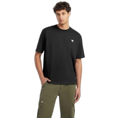 тениска,мъжки,тениски,guess,jeans,gj,cn,mini,triangle,short,sleeve,t,shirt,jet,black,a996,(black)