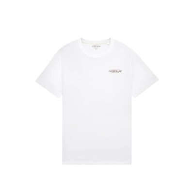 тениска,мъжки,тениски,guess,jeans,gj,cn,slim,american,tr,short,sleeve,t,shirt,pure,white,(white)