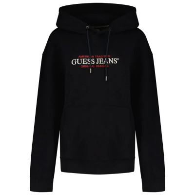 суичър,мъжки,пуловери,guess,jeans,gj,reg,america,trad,hoodie,black,(daring,ocean)