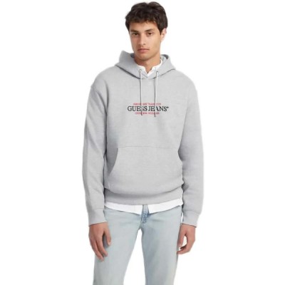 суичър,мъжки,пуловери,guess,jeans,gj,reg,america,trad,hoodie,gj,medium,grey,heath,(grey)