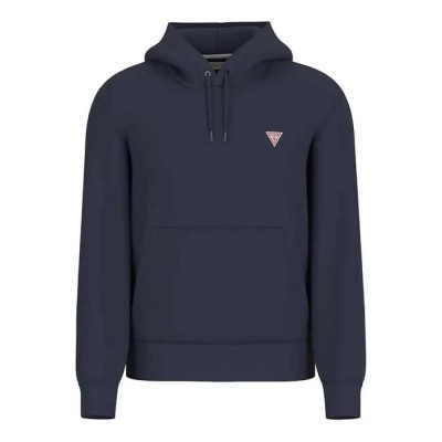 суичър,мъжки,пуловери,guess,jeans,gj,slim,mini,triang,hoodie,daring,ocean,(blue)