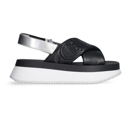 сандали,дамски,сандали,и,чехли,liu·jo,dreamy,sandal,02,sandals,black,(spreading,metallic,black,silver)
