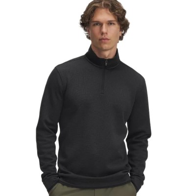 блуза,мъжки,пуловери,under,armour,golf,6003722,half,zip,sweatshirt,black,(001,black)