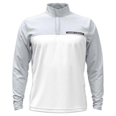 тениска,мъжки,пуловери,under,armour,golf,tee,to,green,half,zip,fleece,white,(014,grey)