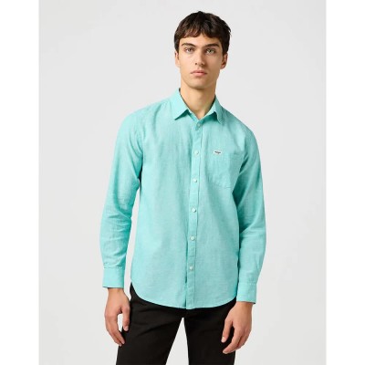 риза,с,дълъг,ръкав,мъжки,ризи,wrangler,112362753,1,pkt,long,sleeve,shirt,blue,(latigo,bay)