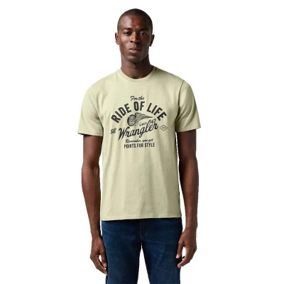 тениска,мъжки,тениски,wrangler,americana,short,sleeve,t,shirt,tea,(yellow)