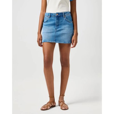 пола,дамски,поли,и,рокли,wrangler,mini,denim,skirt,wrangler,wrugged,(blue)