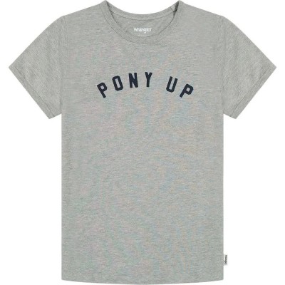 тениска,дамски,тениски,wrangler,ringer,short,sleeve,t,shirt,grey,(mid,grey,mel)