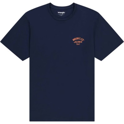 тениска,мъжки,тениски,wrangler,small,logo,short,sleeve,t,shirt,navy,(blue)