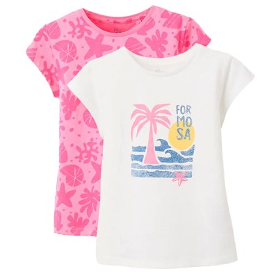тениска,детски,тениски,zippy,3107115401,short,sleeve,t,shirt,2,units,white,pink,(pink)