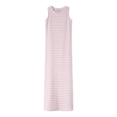 рокля,детски,поли,и,рокли,name,it,suraja,sleeveless,long,dress,pink,(ballerina,w,bright,white)