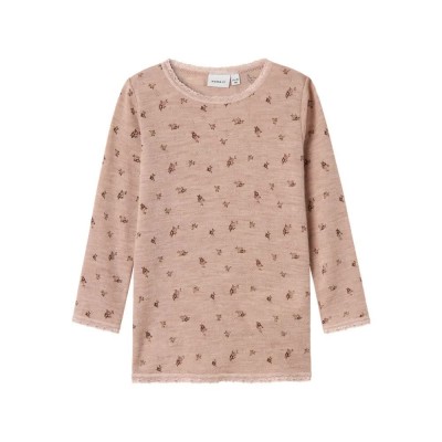 тениска,детски,тениски,name,it,wang,needle,mini,long,sleeve,t,shirt,shadow,gray,small,flowers,(beige)