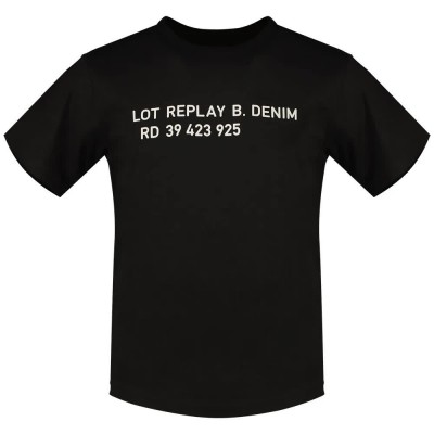 тениска,мъжки,тениски,replay,m3021.000.2660,short,sleeve,t,shirt,black