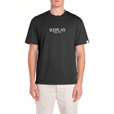тениска,мъжки,тениски,replay,m3031.000.2660,short,sleeve,t,shirt,black