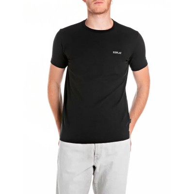 тениска,мъжки,тениски,replay,m3038.000.23352p,short,sleeve,t,shirt,black