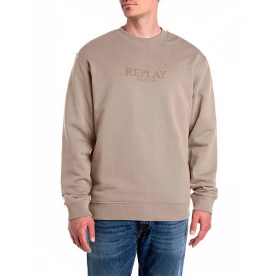 блуза,мъжки,пуловери,replay,m3076.000.23802,sweatshirt,stone,(beige)